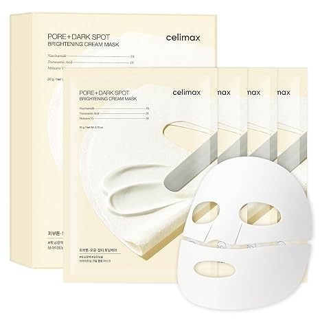 [4EA] PORE+DARK SPOT BRIGHTENING CREAM MASK