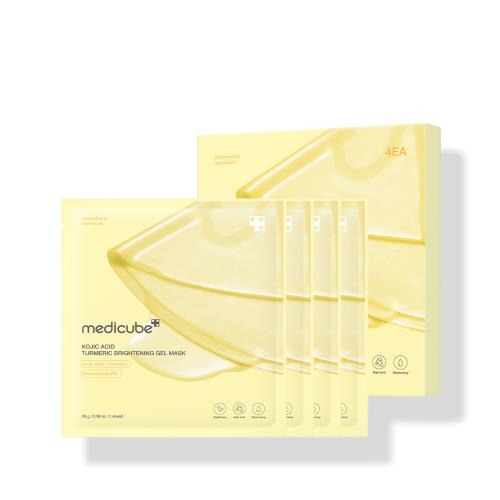 KOJIC ACID TURMERIC BRIGHTENING GEL MASK(28G*4EA)