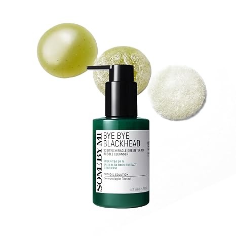 BYE BYE BLACKHEAD 30DATS NURACKE GREEB TEA TIX BUBBLE CLEANSER 120G