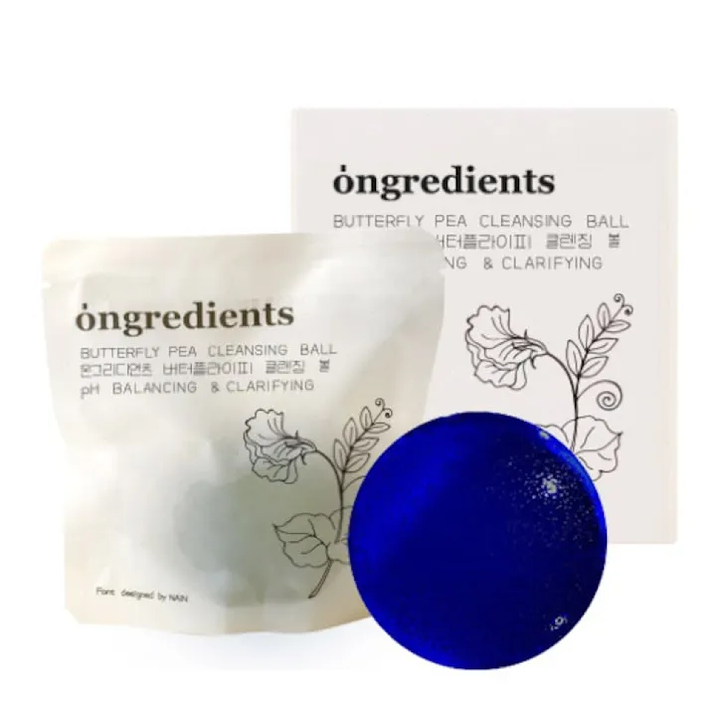 BUTTERFLY PEA CLEANSING BALL 110G
