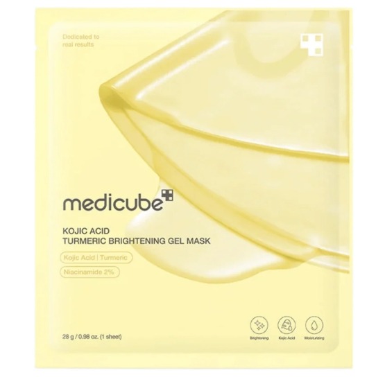 KOJIC ACID TURMERIC BRIGHTENING GEL MASK (28G*1SHEET)