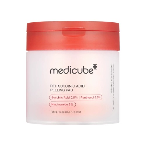 RED SUCCINIC PEELING PAD 2024 (70EA)155G