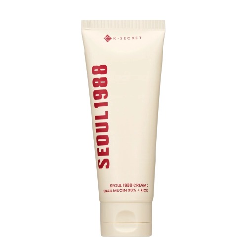 SEOUL 1988 CREAM : SNAIL MUCIN 93% + RICE 100ML